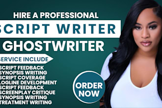 write quality script feedback, synopsis script coverage, treatment, logline