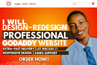 create godaddy website design godaddy website redesign godaddy website