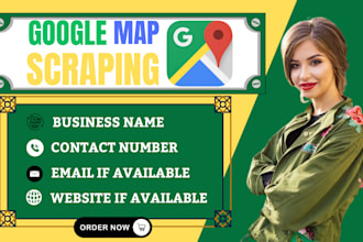 find email address list, scrap google map or business data with email, scraping