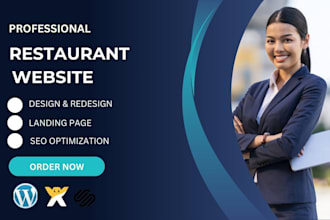 create a restaurant website with online ordering on wix wordpress squarespace
