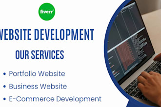 design a stunning portfolio, business, or ecommerce website