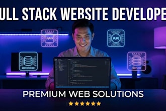 build full stack websites for business ecommerce startups and agencies