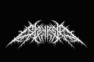 create extreme or black metal logo for your band or project