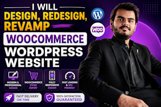 design, redesign, revamp woocommerce wordpress website