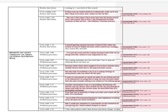do qualitative coding and data analysis using microsoft word