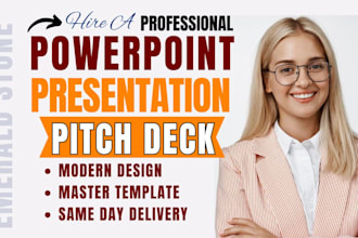 design quick business powerpoint presentation redeisgn or master template design