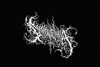 create a unique extreme metal logo