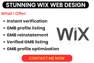a design a highly stunning wix website that suits your niche