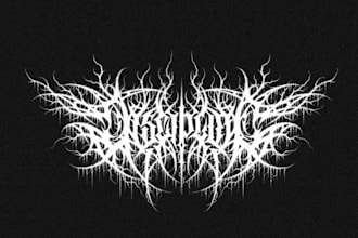 make a bestial black death logo