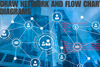 draw network and flow chart diagrams