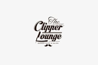 make extraordinary barbershop and salon logo