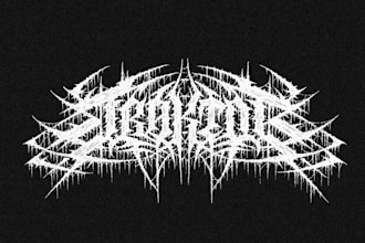 do a metal,hardcore,heavy metal, black metal band logo