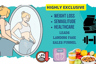 create weight loss leads for semaglutide, health, fitness, along with healthcare