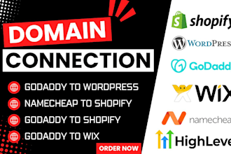 connect domain to shopify transfer fix point domain to wix wordpress gohighlevel