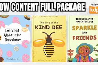 create kdp book cover and kdp low content book ready to publish