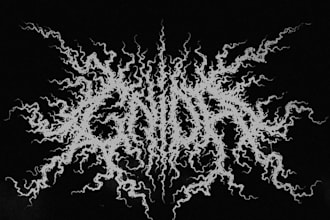 draw any metal band logo