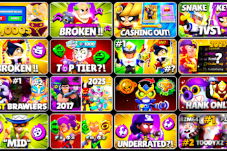 create custom brawl stars thumbnails eyecatching designs