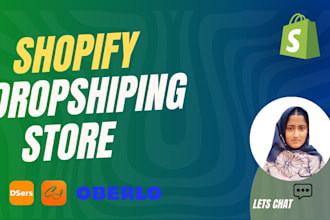 create shopify dropshiping store design redesign shopify store