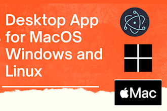 build desktop app for macos windows and linux
