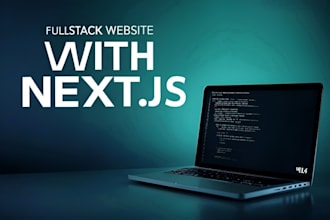 build a fullstack website using nextjs