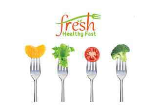 make creative perfect food meal service logo