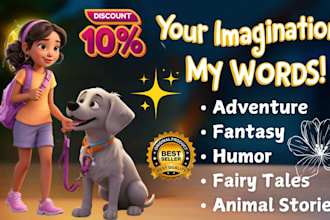 write children book kids short story as your children story book writer for KDP