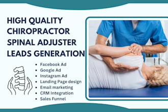 spinal adjuster leads chiropractor website postural specialist bone doctor leads