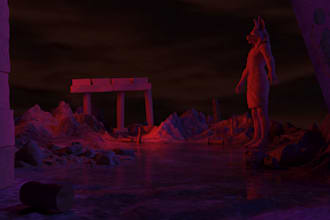 create 3d environments concept art