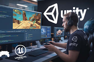 create a 3d game for you in windows, mac and browser with your desired features