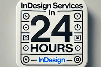 do any task in adobe indesign in 24hrs