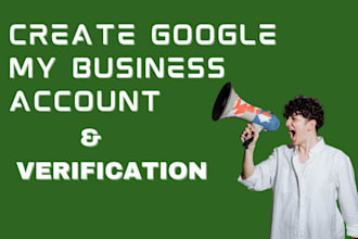 create and setup your google my business account