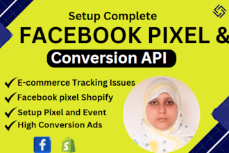 setup fix meta facebook pixel conversion API ecommerce shopify ads tracking