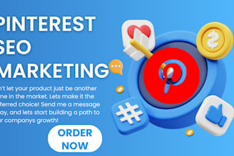 manage your pinterest account with SEO optimized pins and boards