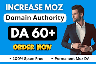 increase moz da domain authority 50 plus