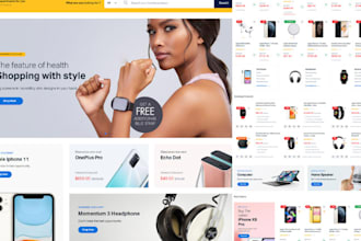 design multivendor website marketplace online store ecommerce wordpress