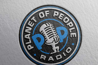 do modern music, radio, hip hop, rock, podcast, dj, tv, entertainment logo