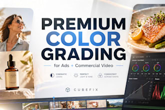 color grade your fashion and product videos