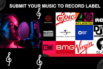 do record label music submission to top record label managers to get you signed
