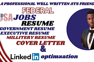 write a federal resume for usajobs with ksa and ats optimization