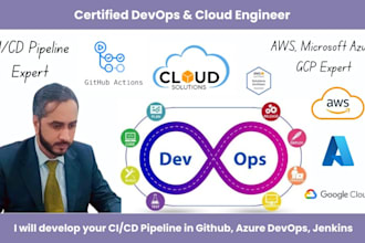 develop your cicd pipeline in github, azure devops, jenkins