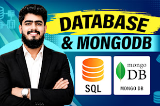 design databases, migrate sql, create reports, sql, postgresql, mongodb