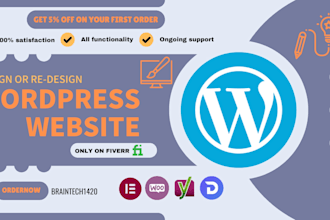 redesign, revamp, or build wordpress websites