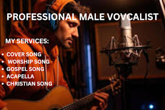 professionally sing amazing love song, country song, birthday song, anniversary