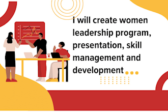 create women leadership program, presentation, skill management and development