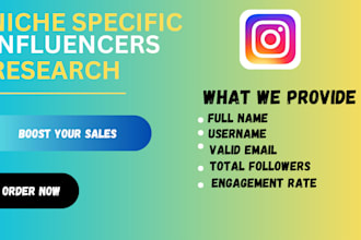 do instgram influencer research for influencer marketing