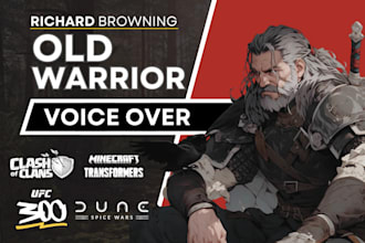 be your old warrior character voice