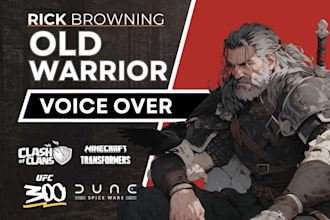 be your old warrior character voice