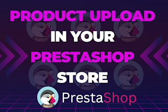 do product upload product listing and add products to your prestashop store