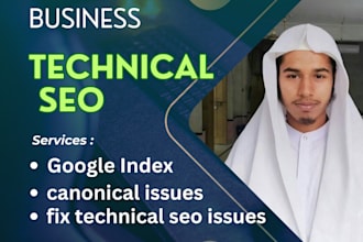 fix canonical issues,404 errors, broken links, indexing, and 301 redirects