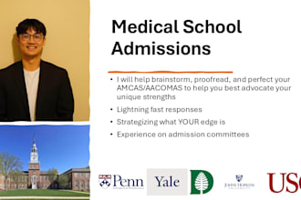 brainstorm, edit, and perfect your medical school application